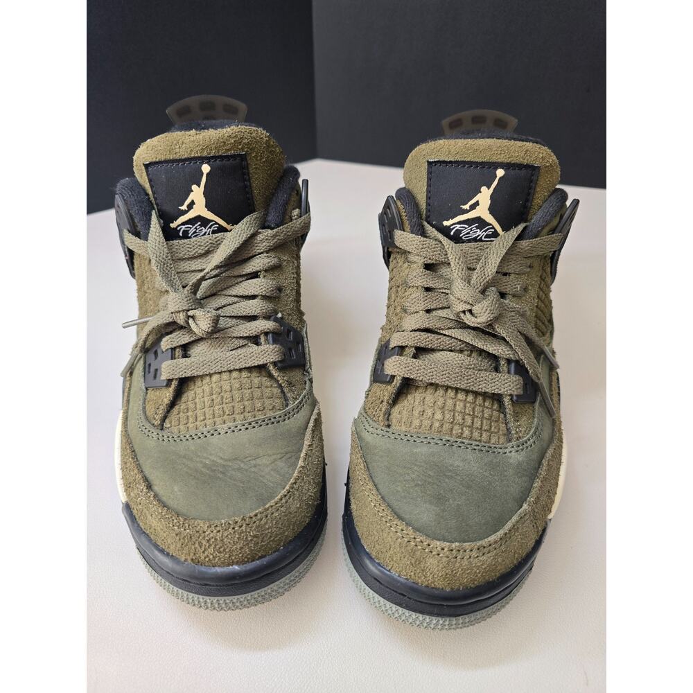 Size 4.5 (GS) - Jordan 4 SE Retro Low Craft - Olive